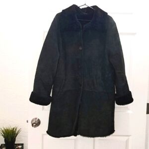 Vintage European Shearling Fur Coat Size M